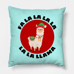 Fa la la la la la la llama | Llama Pun Pillow