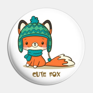 cute fox Pin