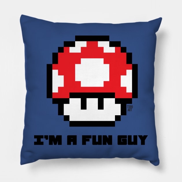 TODDART Pillow by toddgoldmanart