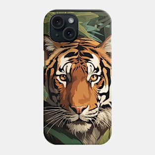 Jungle Tiger Face Phone Case