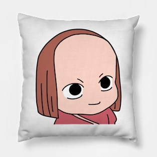 Big Forehead Anime Girl Meme Pillow