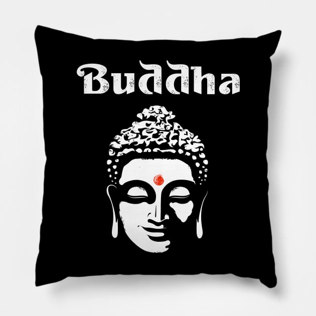 Buddha Gautama Pillow by marieltoigo