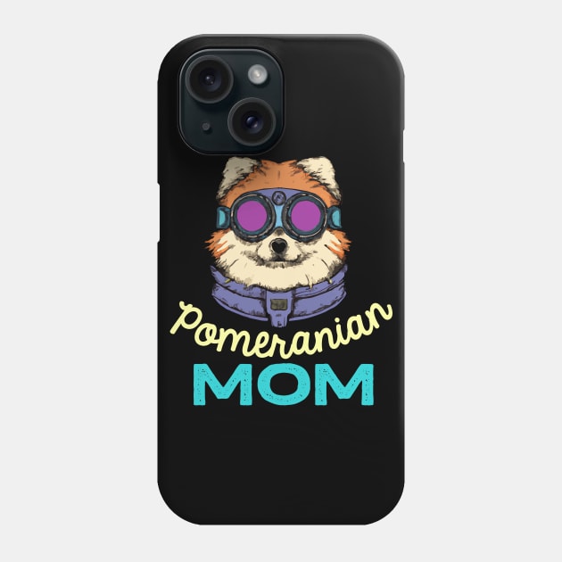 Pomeranian Mom Vintage Dog Owner Retro Dog Mother Phone Case by BetterManufaktur