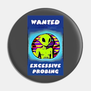 Suspicious Alien Pin