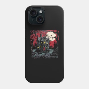 Goth Mansion Haunted House Fairytale. Haunted House Mansion Phone Case