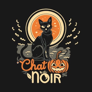 Char Noir Halloween Spoof Poster Parody T-Shirt