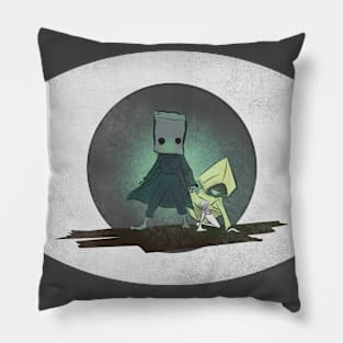 six and mono little nightmares Pillow