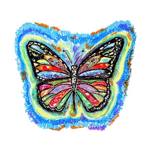 Bright variegated butterfly. T-Shirt