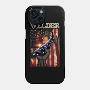 Welder American Flag Patriotic Phone Case