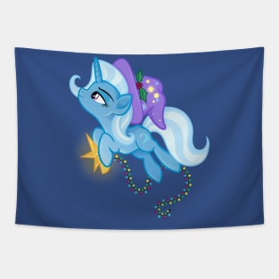 My Little Pony Christmas trixie Lulamoon Tapestry