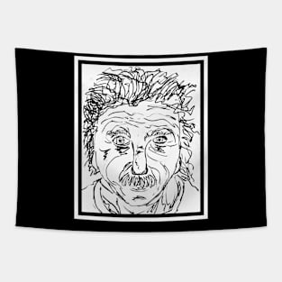 Albert Einstein Pop Art Tapestry