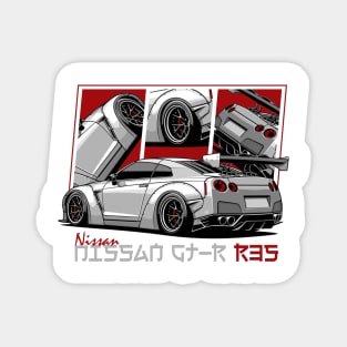 Nissan GTR R35, GT-R, JDM Car Magnet