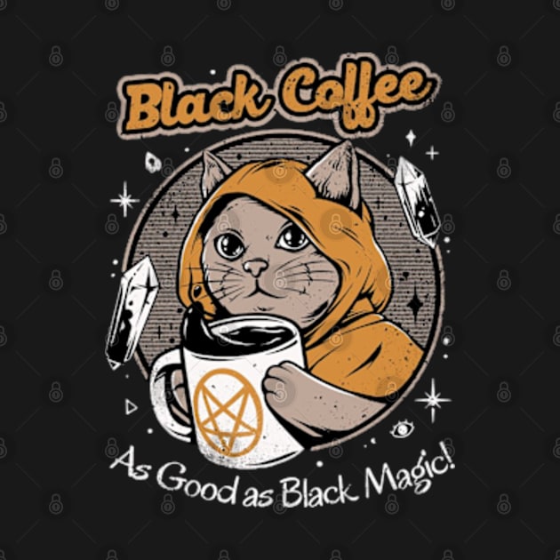 Black cat coffee by Yurii