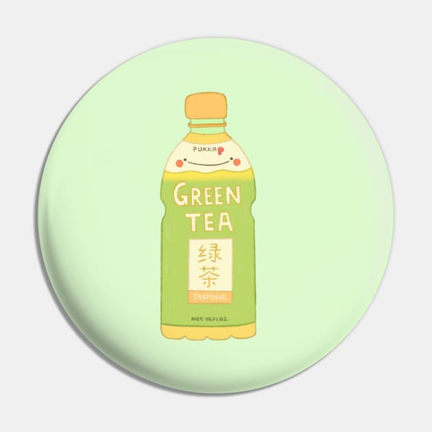 Pukka Green Tea Pin by Chubbit