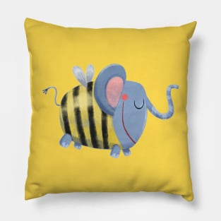 flying elephant Pillow