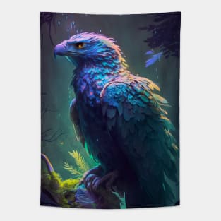 Eagle Bird Animal Portrait Painting Wildlife Outdoors Adventure Tapestry