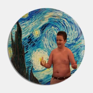 Starry Night Gibby Pin