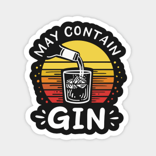 GIN: May Contain Gin Gift Magnet