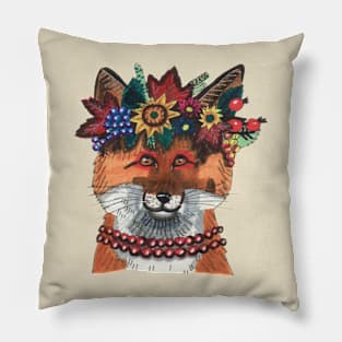 Red Beauty Foxy Pillow