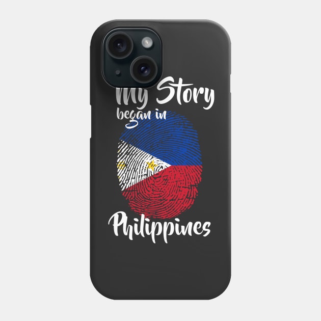 Philippines Flag Fingerprint My Story DNA Filipino Phone Case by Your Culture & Merch