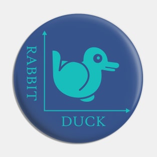 Duck Rabbit Illusion Pin