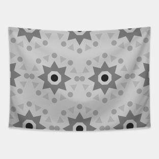 Grey flower seamless pattern print Tapestry