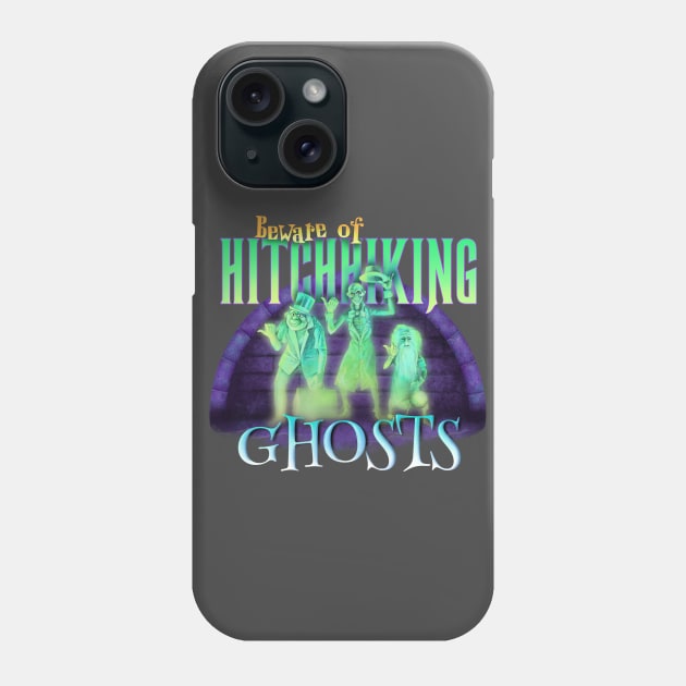 Hitchhiking Ghosts Phone Case by Rosado