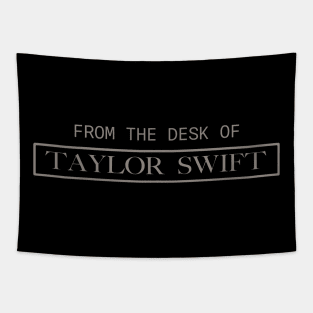 From the Desk of Tortured Poet Department Tay Swiftie Music Pop Album Cover Illustration Tapestry