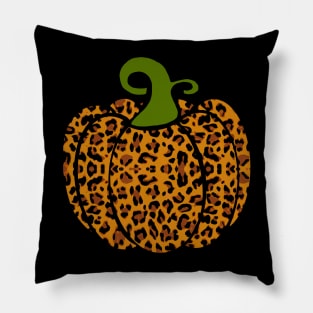 Cheetah Print Pumpkin Pillow