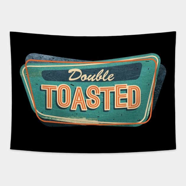 DT Rugged Logo Tapestry by Double Toasted Merch