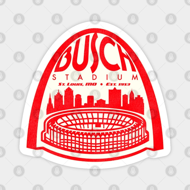 St Louis Defunct Baseball Stadium Magnet by darklordpug