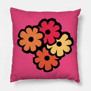 Simple flower blooms beautifully Pillow