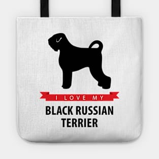 I Love My Black Russian Terrier Tote