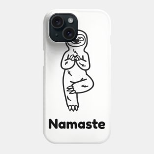 Namaste Sloth Phone Case