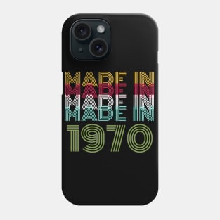 50th Birthday Celebration Gift Retro Vintage Phone Case