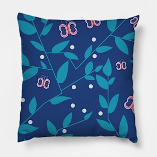 Deciduous forest with butterflies Pillow