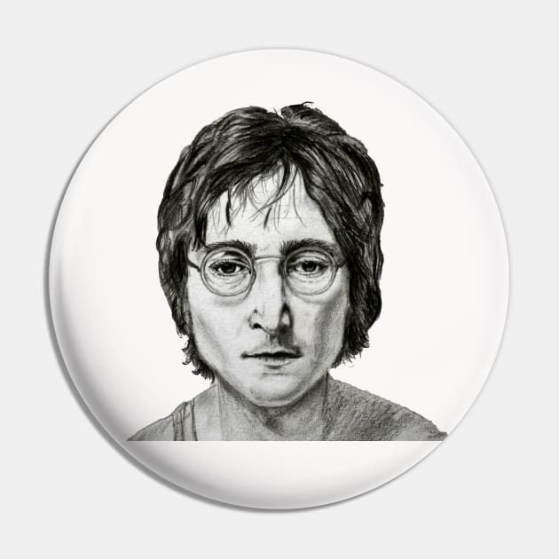 John Lennon Pin by SisiArtist