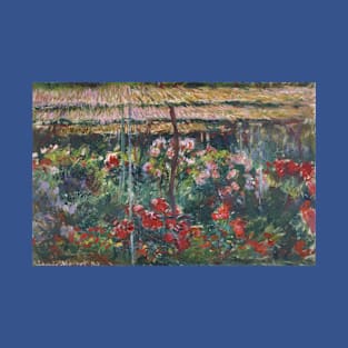 Peony Garden - Claude Monet T-Shirt