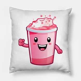 Soft drink cute T-Shirt cute giril Pillow