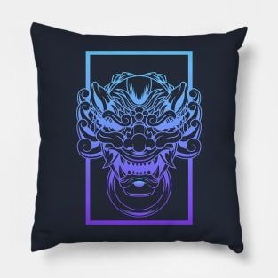 Komainu Line Art 1.3 Pillow