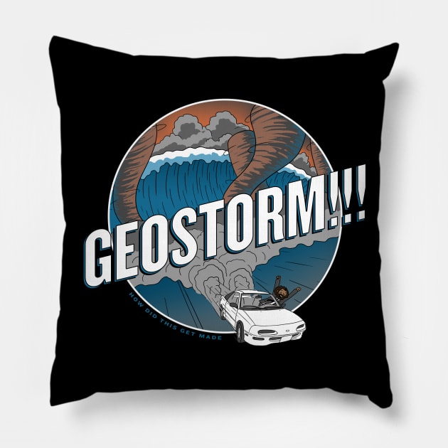 GeoStorm Pillow by How Did This Get Made?