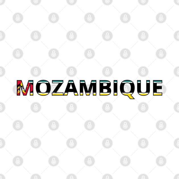 Drapeau Mozambique by Pixelforma