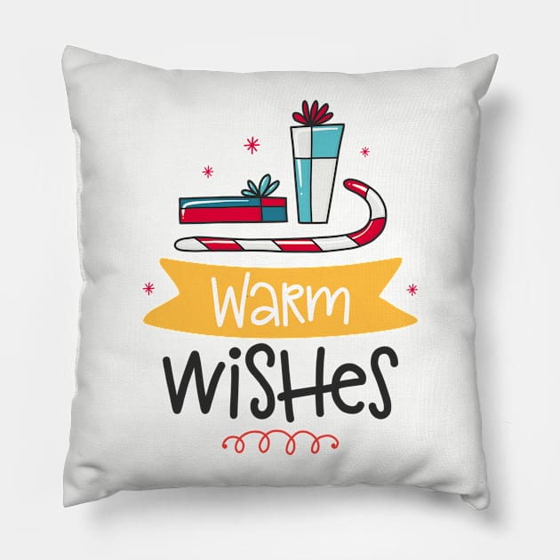 Warm Wishes Pillow by JoyFabrika