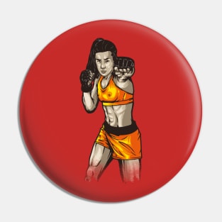 mma woman strong Pin