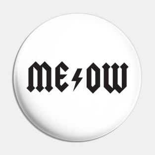 Meow - ACDC (dark) Pin