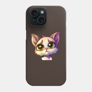 Pleading cat Phone Case