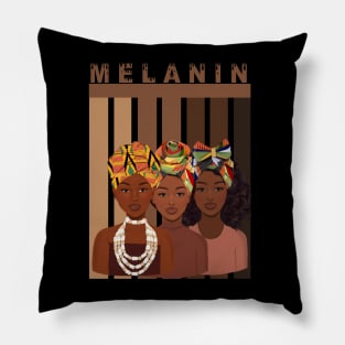Melanin Queens Beautiful Shades Pillow