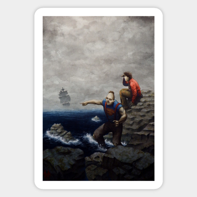 Goonies illustrazione - Ocean - Sticker