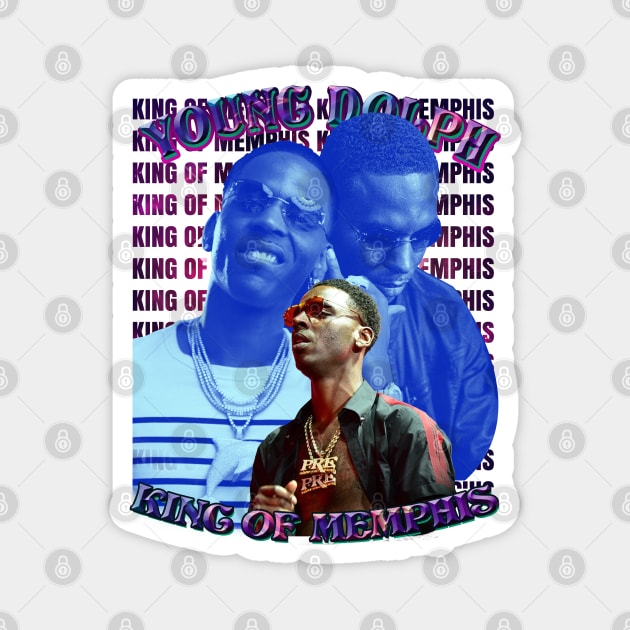 Young Dolph Fanart Magnet by Planet of Tees