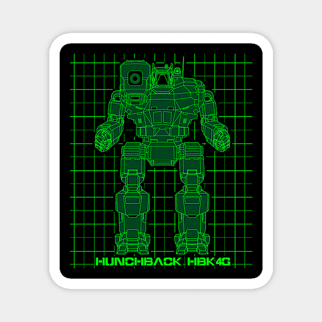 Hunchback mech Magnet by Oswald's Oddities